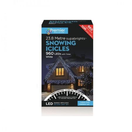 Picture of Premier 960 LED Multi-Action Snowing Iciclebrights  - White