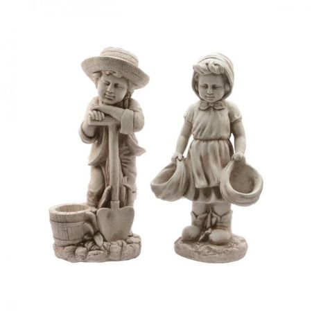 Picture of Children  with Planter 2 Assorted  - 67cm