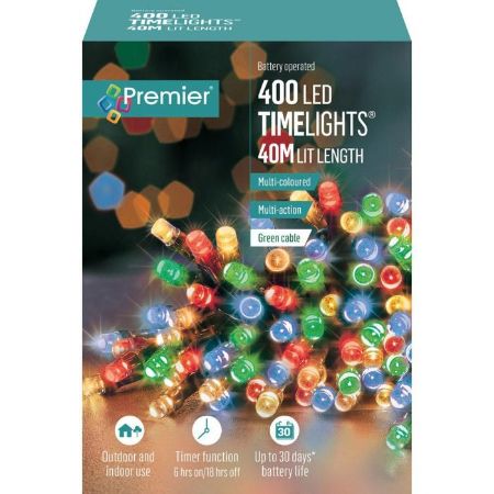 Picture of 400 LED Battery Operated Timelights - Multi-Coloured