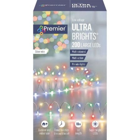 Picture of Premier 200 LV Large LED Mult-Action Ultrabrights - Multi-Coloured