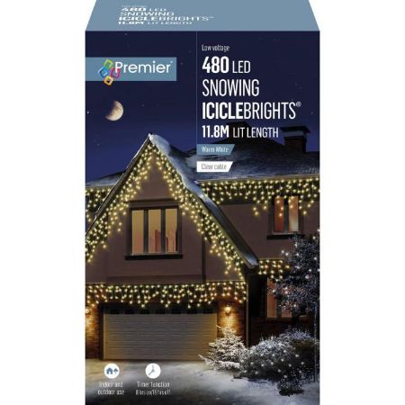 Picture of 480 LED Multi-Action Snowing Iciclebrights  - Warm White
