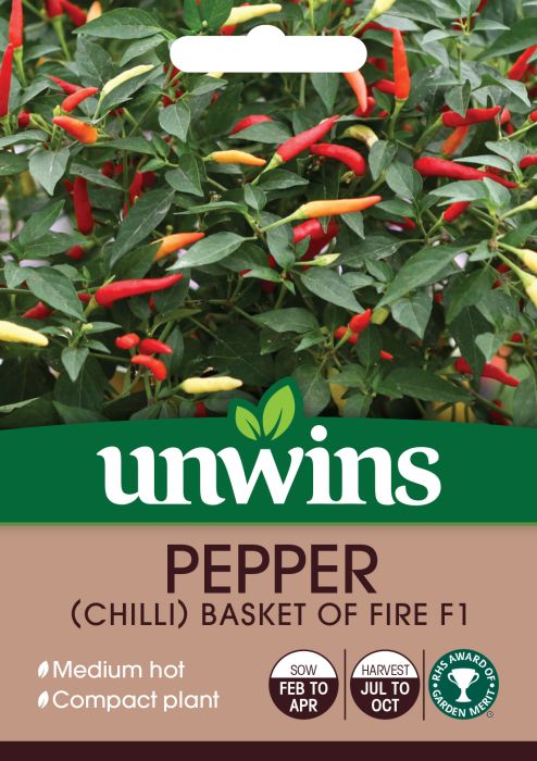 Picture of Unwins Chilli Pepper Basket Fire F1
