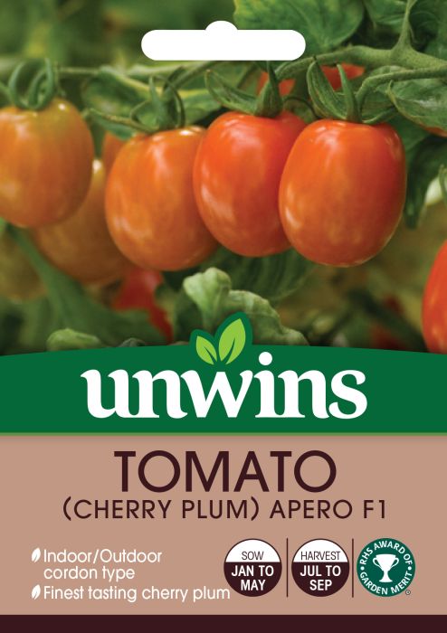 Picture of Unwins Tomato Apero F1 Cherry Plum