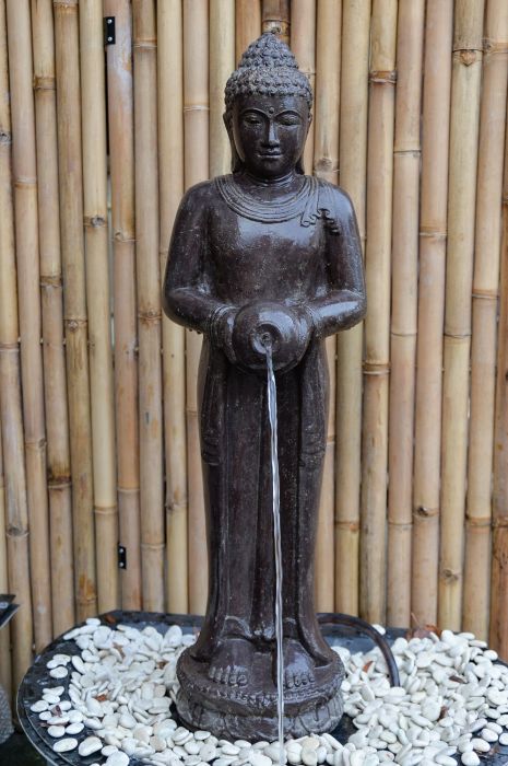 Picture of Standing Buddha Stone Casting 120cm