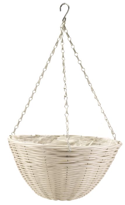 Picture of 14'' Seahsell Faux Rattan Basket