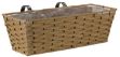 Picture of 19'' Bari Faux Rattan Planter - Sand
