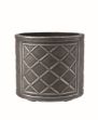 Picture of Pewter Lead Effect Round Garden Pot 44cm