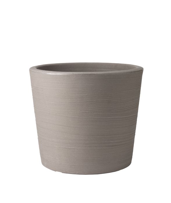 Picture of 40cm Planter Varese Low Dark Brown