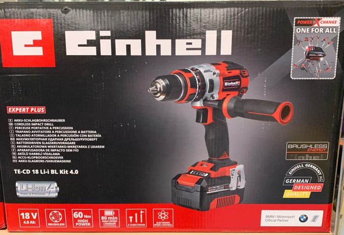 Picture of Einhell 18v Cordless Drill Set 4ah
