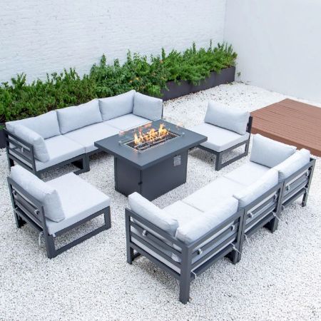 Picture of 8 Seater Modular Sofa And Firepit Set