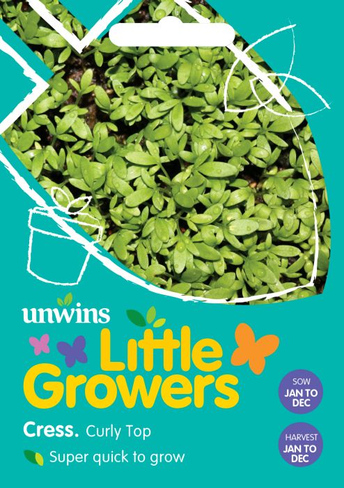 Picture of Unwins Little Growers Cress Curly Top