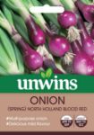 Picture of Unwins Onion Spring Holland Blood Red