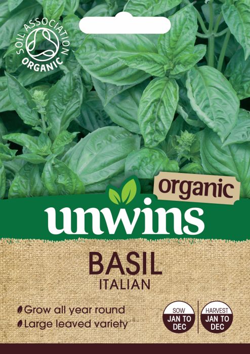 Picture of Unwins Herb Basil Italian Organic