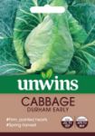 Picture of Unwins Cabbage Durham Early Vegetable