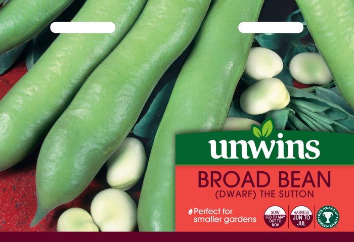 Picture of Unwins Broad Bean Dwarf The Sutton