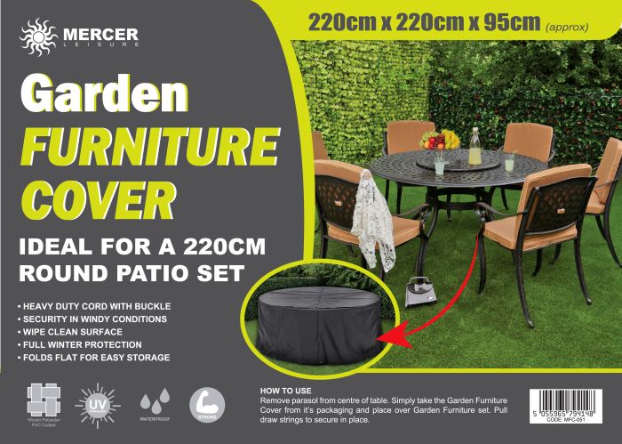 Picture of Garden Furniture Cover Round Set 220cm Diameter