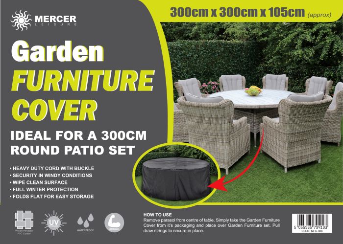 Picture of Garden Furniture Cover Round Set 300cm Diameter