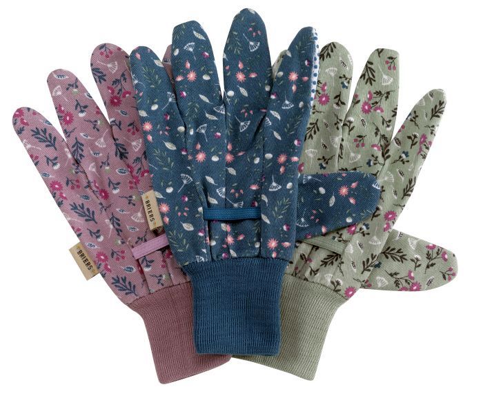 Picture of Cotton Grips - Flower Field Triple Pack Med/8