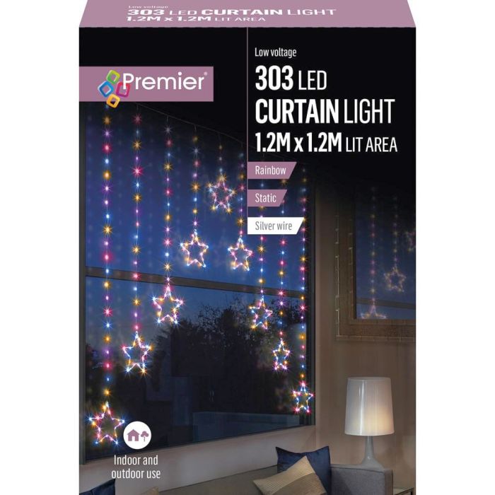 Picture of 303 LED Curtain Star Light Rainbow - 1.2m x 1.2m