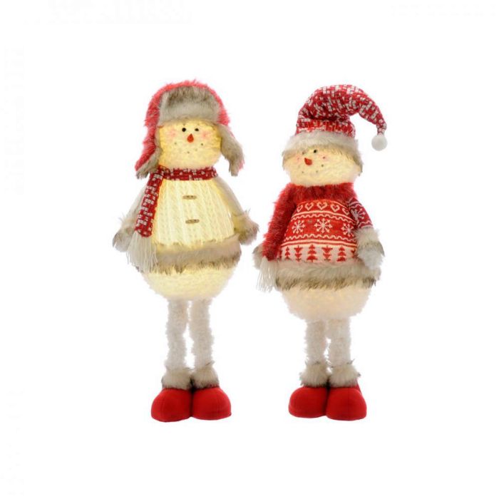 Picture of Light Up Extendable Standing Snowmen 90cm and 115cm - 2 Assorted
