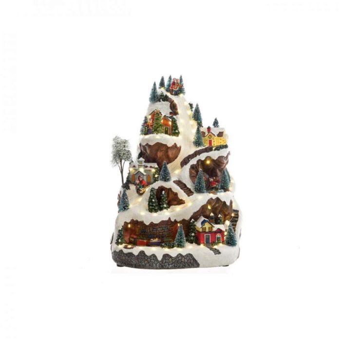 Picture of LED Winter Village Mountain Scene with Train - 46cm