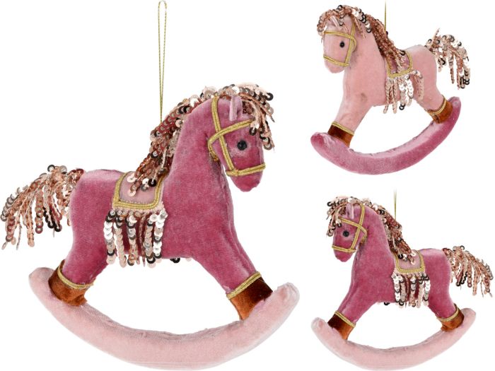 Picture of Hanging Rocking Horse 16cm 2assorted 