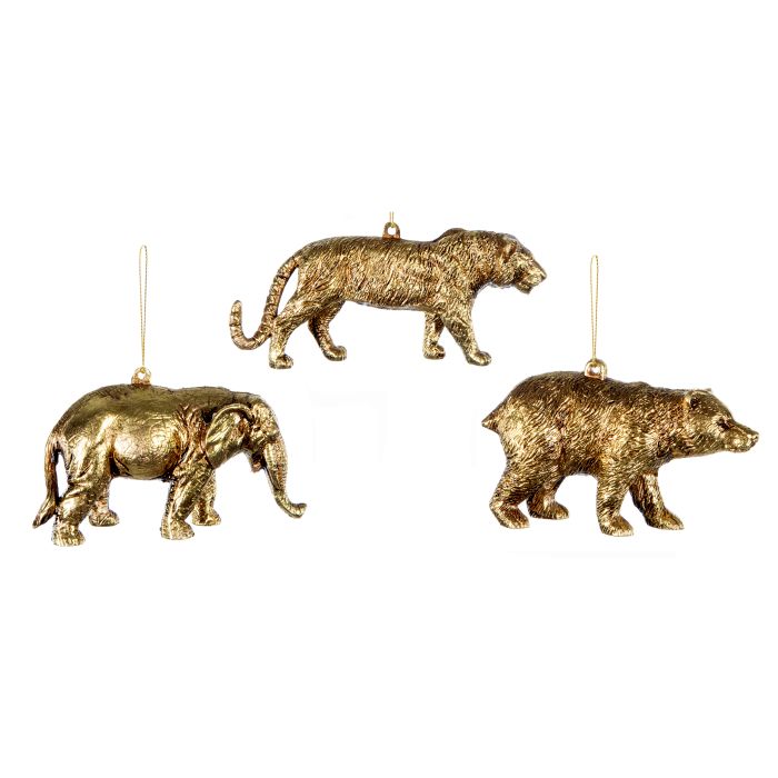Picture of 13.5cm 3Assorted Antique gold Animal