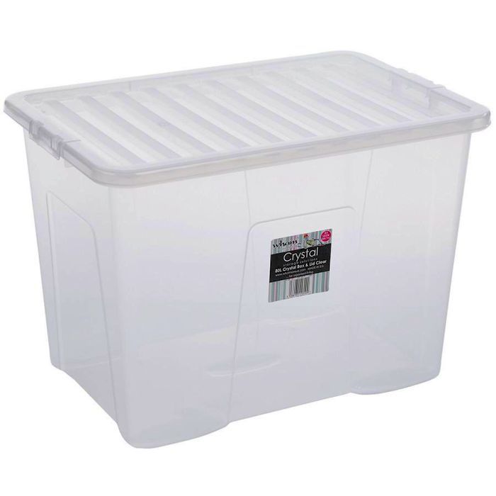 Picture of 80Ltr Crystal Box & Lid Clear