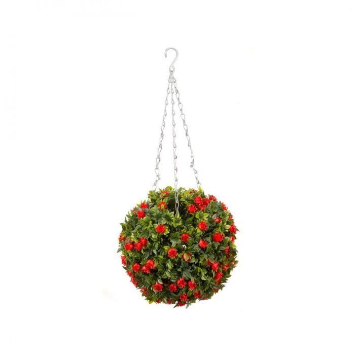 Picture of Topiary Red Rose Ball - 30cm
