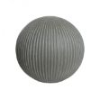 Picture of Fibreclay Ribbed Large Garden Sphere - Taupe (Diameter 12")