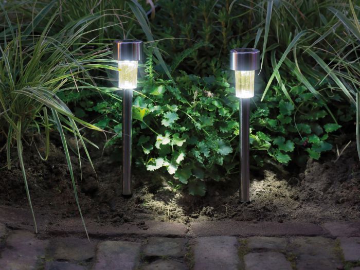 Picture of Led Solar Stainless Steel Light - Warm White
