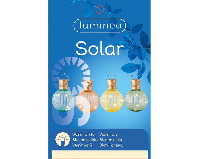 Picture of Solar Bulb Plastic (4 assorted colours)