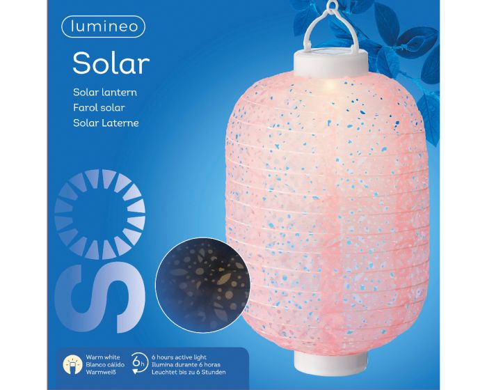 Picture of Solar Lantern Nylon (3 assorted colours)