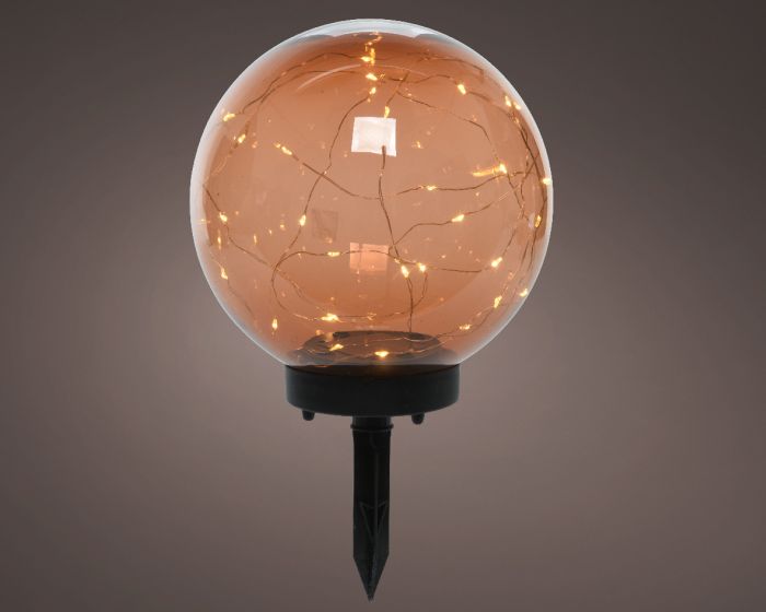 Picture of Solar Stake Light Acrylic Amber 38cm