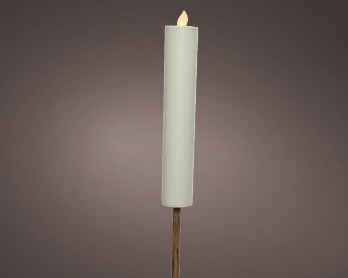 Picture of Solar Candle Plastic Flame White