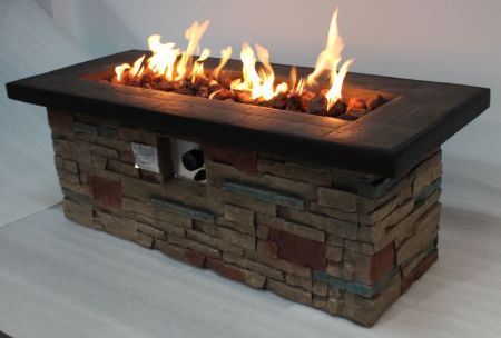 Picture of Brick Effect Rectangualr Firepit
