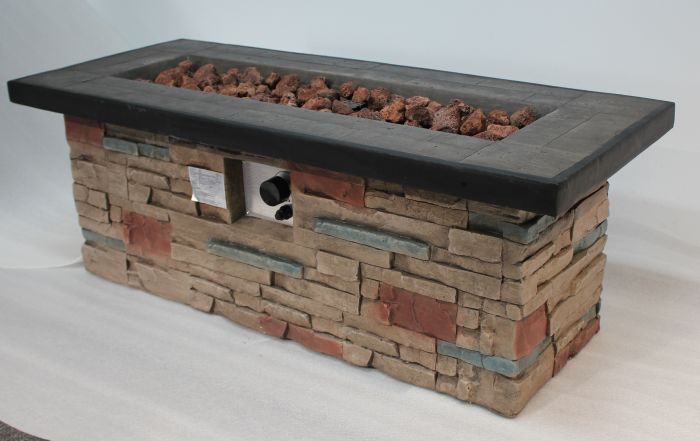 Picture of Brick Effect Rectangualr Firepit
