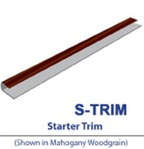 Picture of PVC J Trim/S Trim- ALUMINIUM, 5M length, Colour: Black