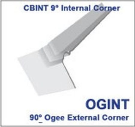 Picture of Ogee Fascia,90° Ogee Internal Corner,Colour:  Black