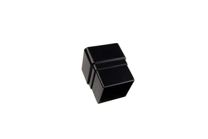 Picture of Erne Square Downpipe Socket Black
