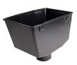 Picture of Erne Square Downpipe Hopper Head Black