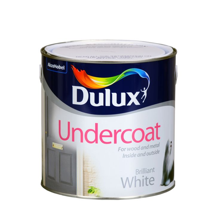 Picture of 2.5ltr Dulux Undercoat Pure Brilliant White