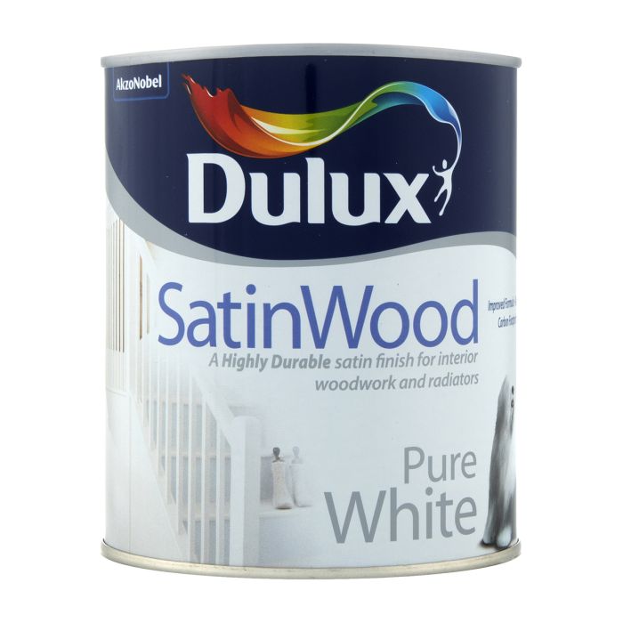 Picture of 750ml Dulux Satinwood Pure Brilliant White