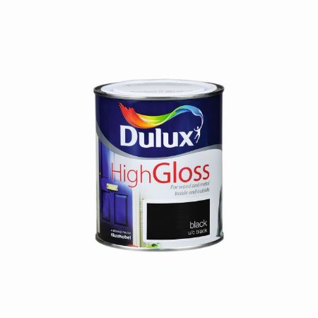Picture of 750ml Dulux High Gloss Black