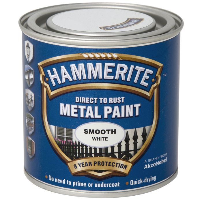 Picture of 750ml Hammerite Metal Paint Smooth White