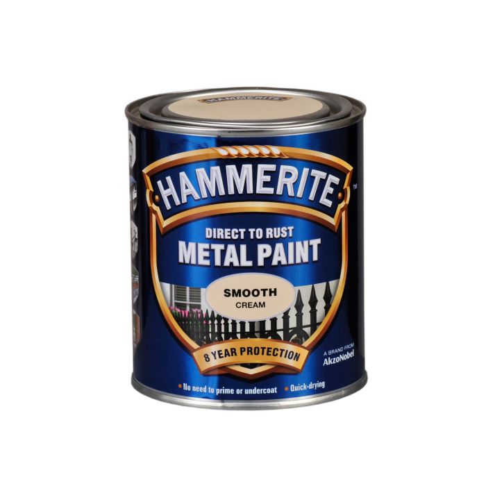 Picture of 750ml Hammerite Metal Paint Smooth Cream