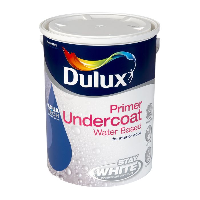 Picture of 5lt Dulux Aquatech Stay White Undercoat Pure Brilliant White 
