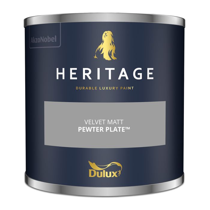 Picture of 125ml Dulux Heritage Tester Pewter Plate