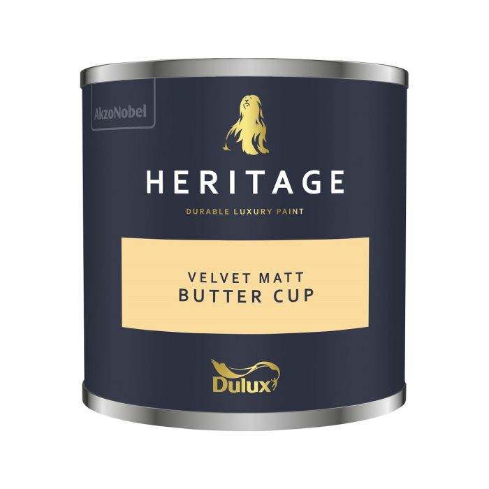 Picture of 125ml Dulux Heritage Tester Butter Cup