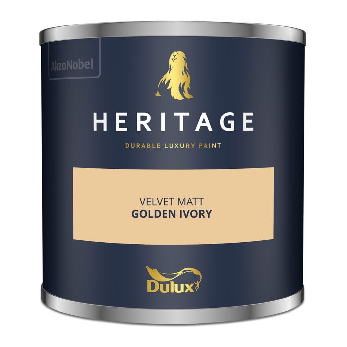 Picture of 125ml Dulux Heritage Tester Golden Ivory